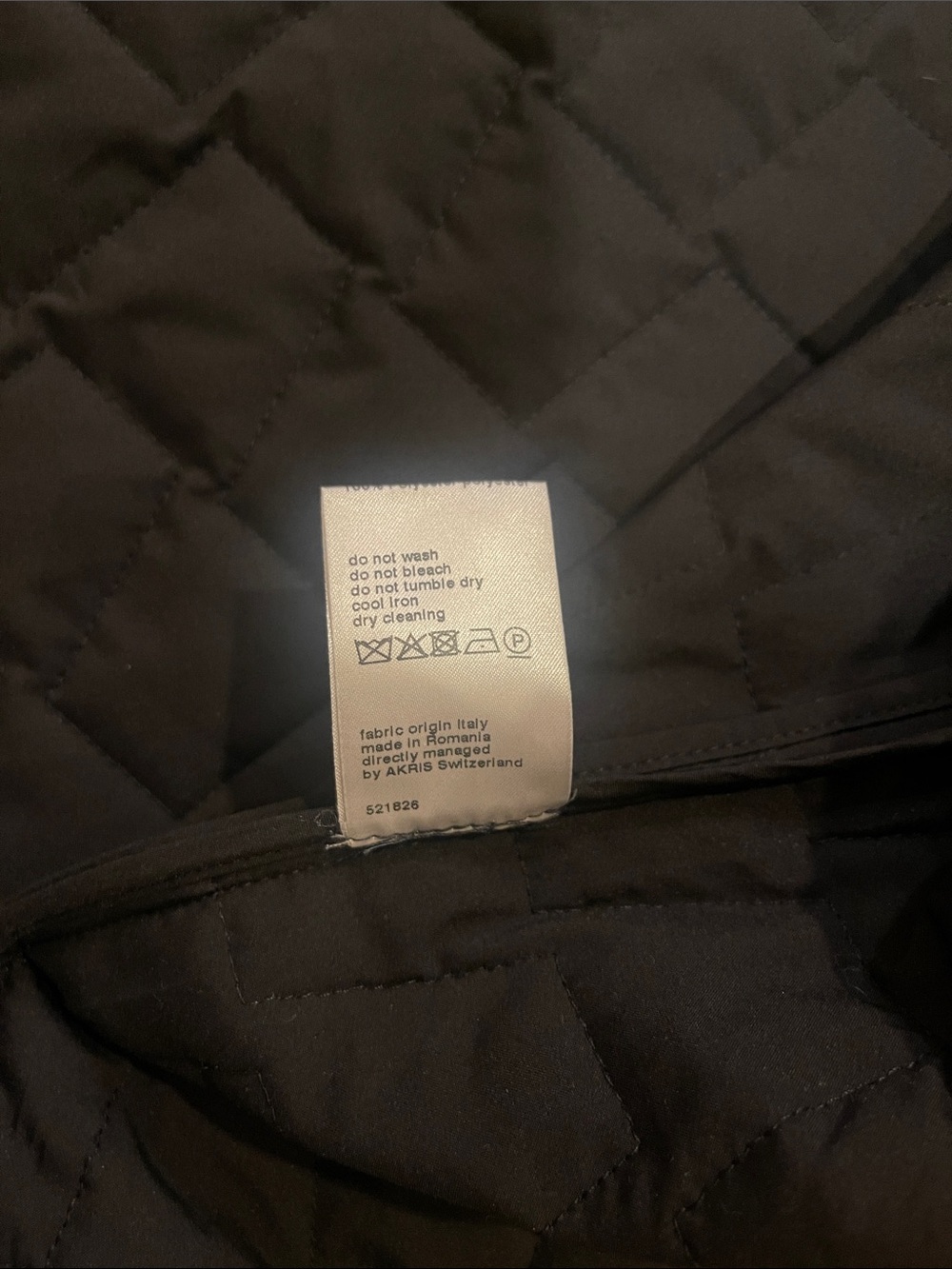 Akris Punto Black Quilted Long Puffer Under Coat - Picture 6 of 8